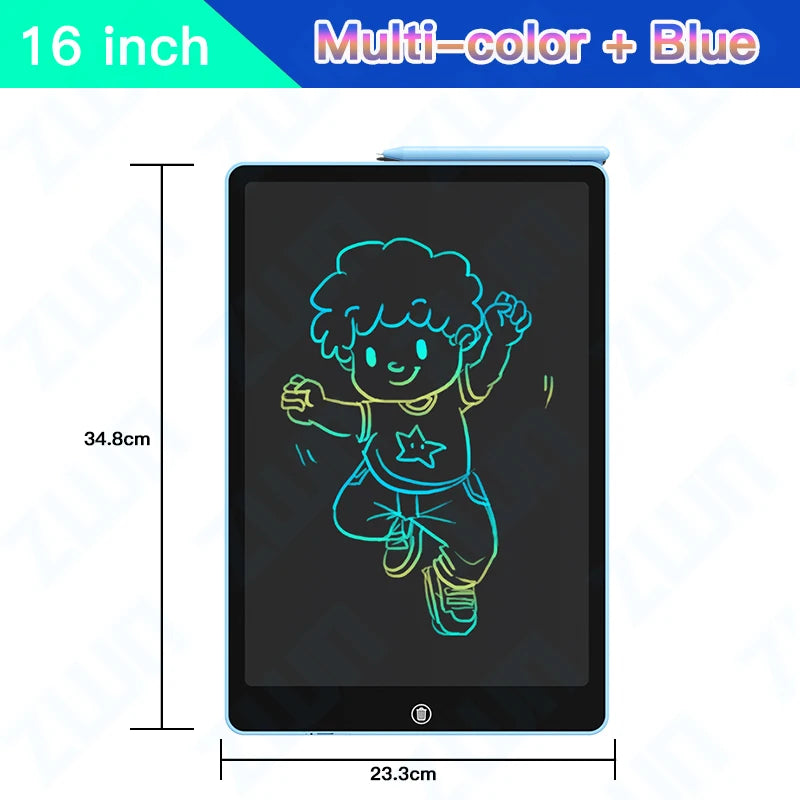 6.5/8.5/10/12/16Inch LCD Drawing Board Writing Tablet Digit Magic Blackboard Art Painting Tool Kids Toys Brain Game Child'S Gift