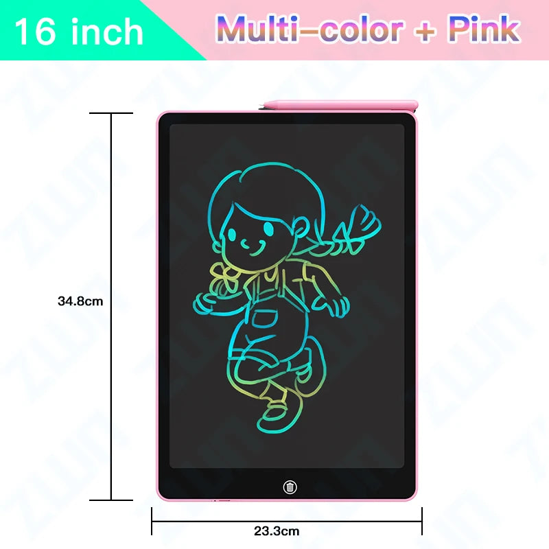6.5/8.5/10/12/16Inch LCD Drawing Board Writing Tablet Digit Magic Blackboard Art Painting Tool Kids Toys Brain Game Child'S Gift