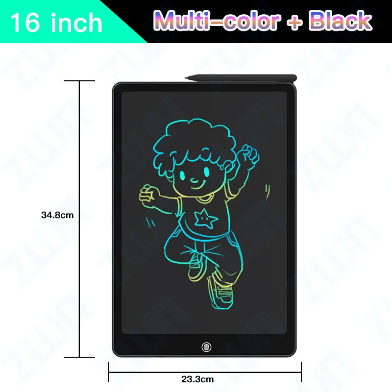 6.5/8.5/10/12/16Inch LCD Drawing Board Writing Tablet Digit Magic Blackboard Art Painting Tool Kids Toys Brain Game Child'S Gift